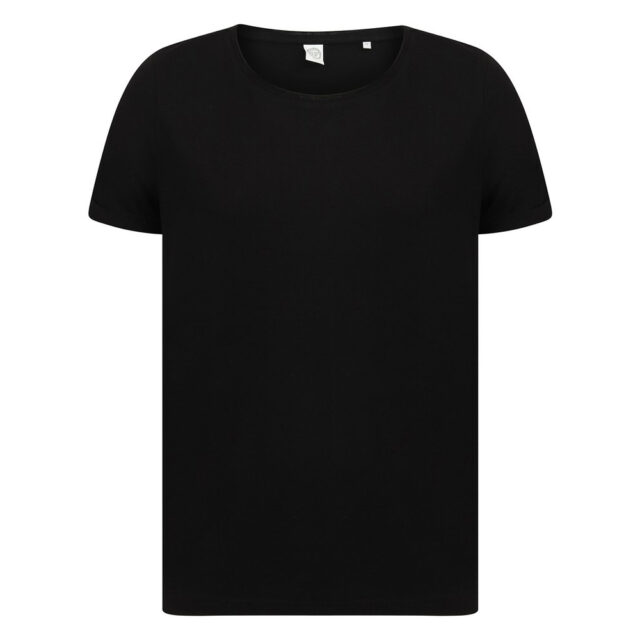 Unisex scoop neck T