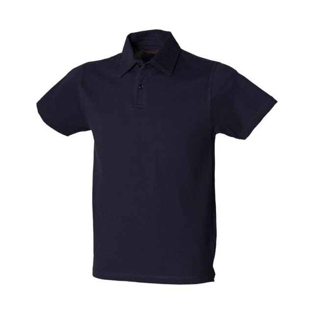 Short sleeve stretch polo