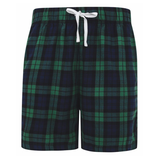 Tartan lounge shorts