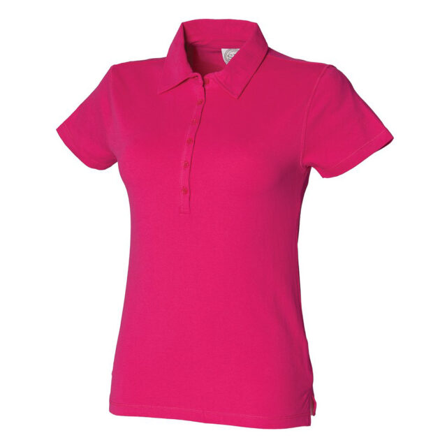 Women’s short sleeve stretch polo