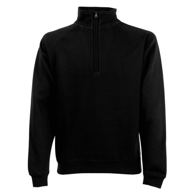 Classic 80/20 zip neck sweatshirt