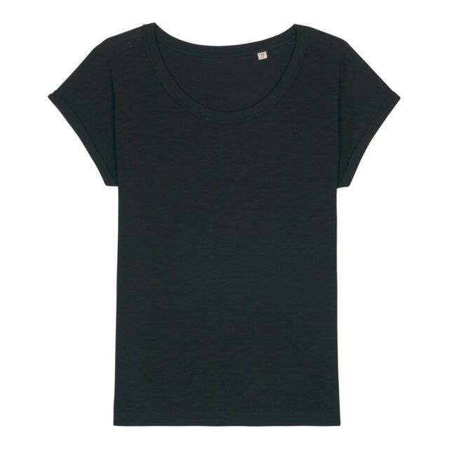 Women’s Stella Rounders slub rolled sleeve slub t-shirt (STTW112)