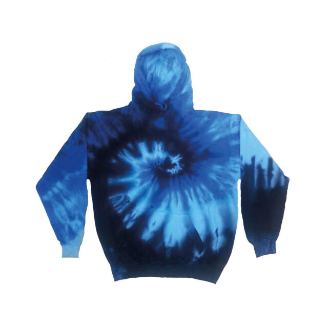 Rainbow tie-dye hoodie