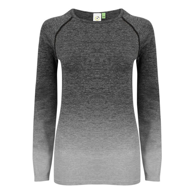 Women’s seamless fade out long sleeve top