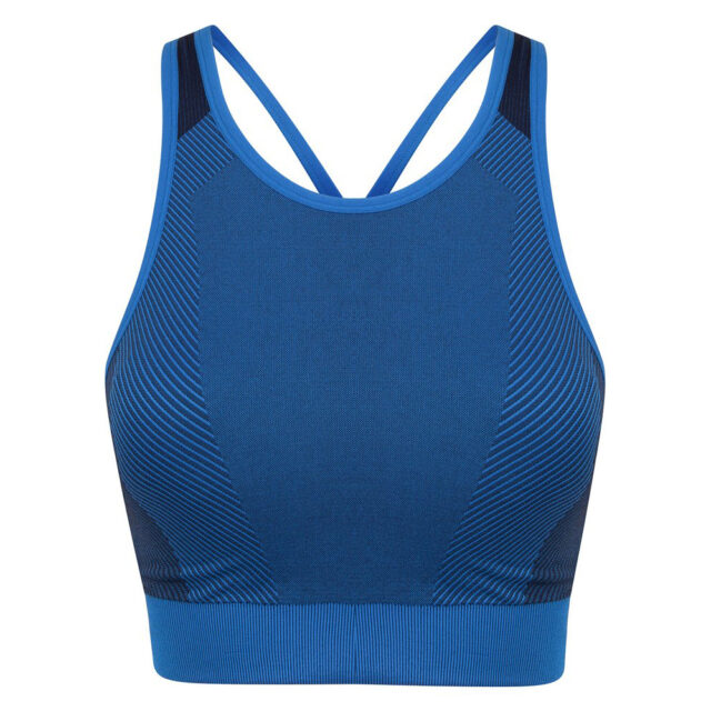 Women’s seamless panelled crop top
