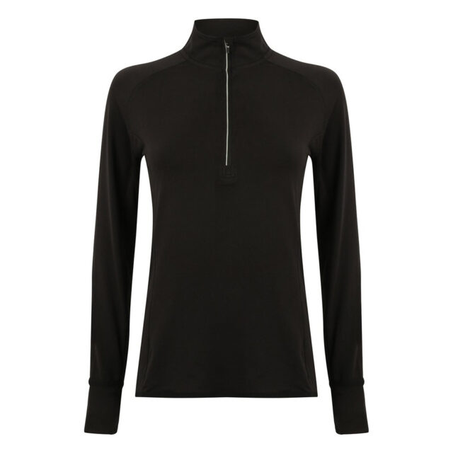 Women’s long-sleeved 1/4 zip top