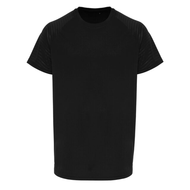 TriDri embossed sleeve t-shirt