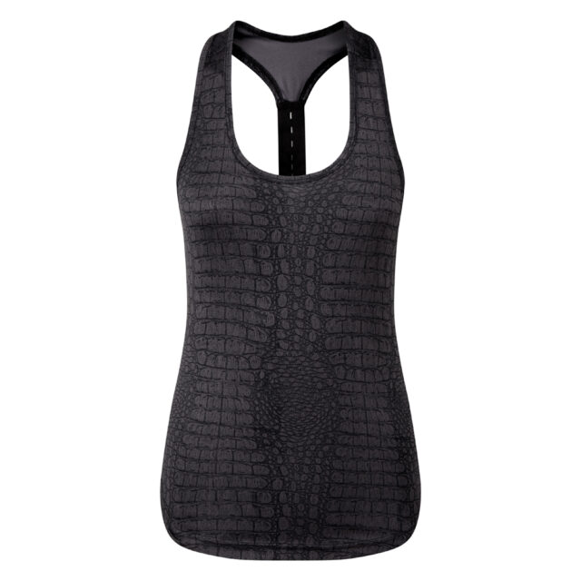 Women’s TriDri performance strap back animal printed vest