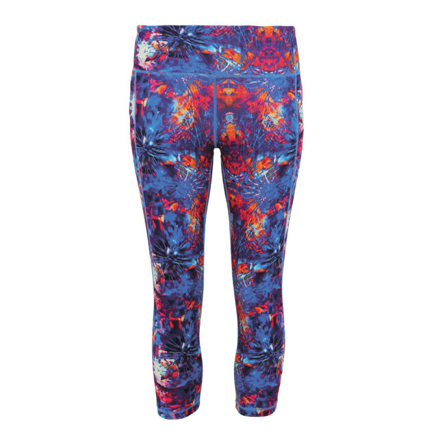 Women’s TriDri performance fireworks leggings 3/4 length