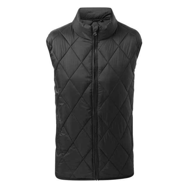 Diamond pane padded gilet