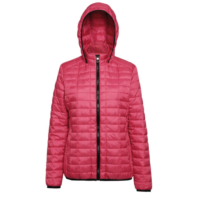 Women’s honeycomb hooded jacket