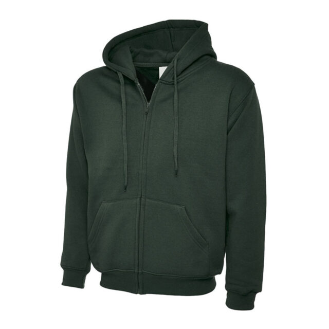 Adults Classic Full Zip Hooded Sweatshirt