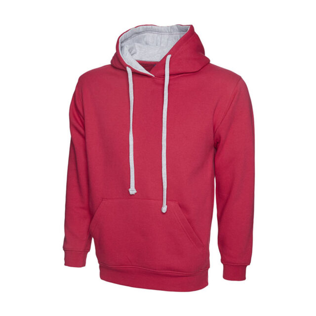 Contrast Hooded Sweatshirt