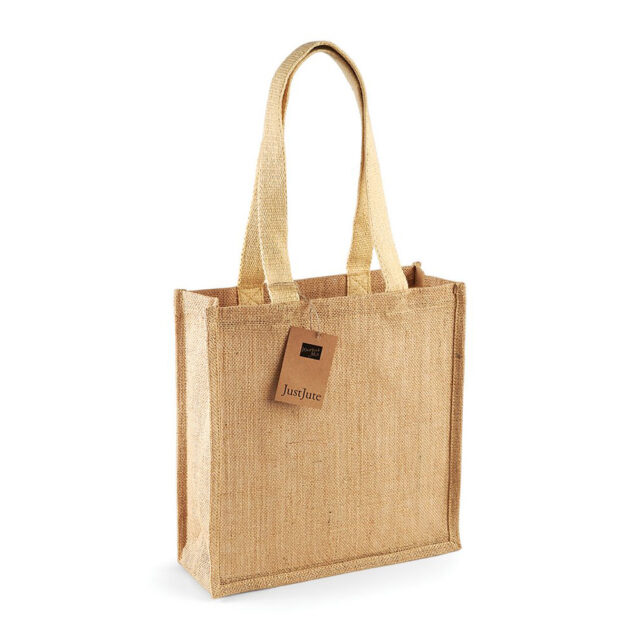 Jute compact tote