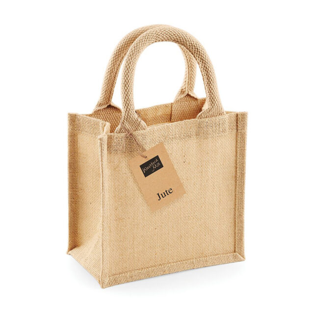 Jute petite gift bag