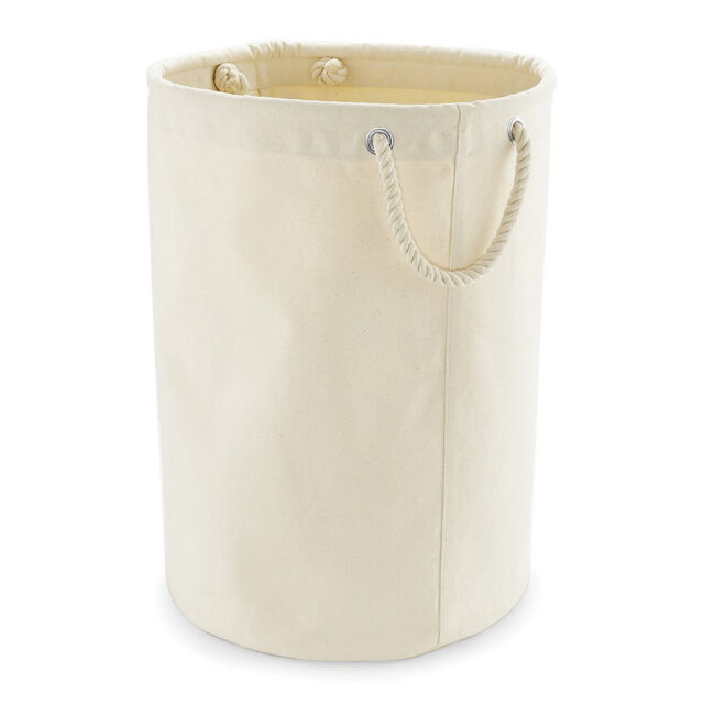 Heavy canvas storage trug