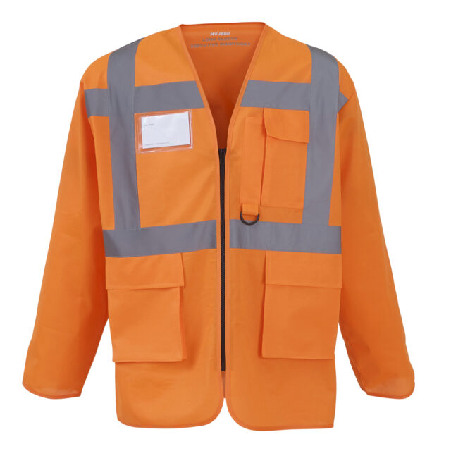 Hi-vis executive long sleeve waistcoat (HVJ800)