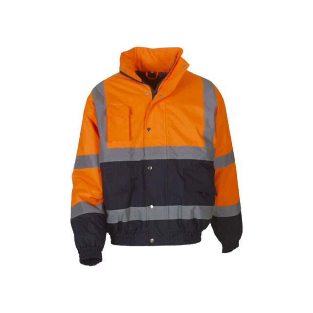 Hi-vis two-tone bomber jacket (HVP218)