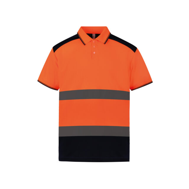 Hi-vis two-tone polo shirt (HVJ220)
