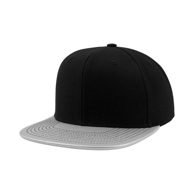 Metallic visor snapback (6089PU)