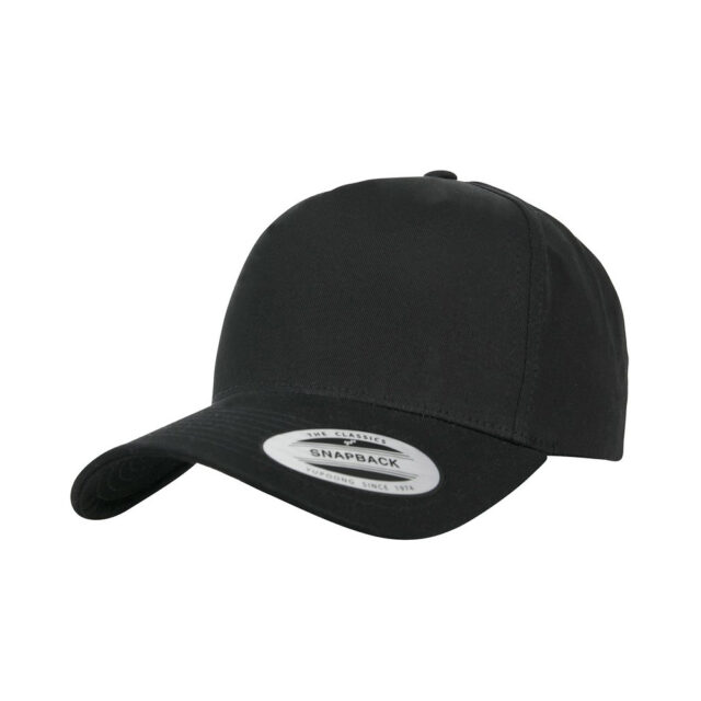 5-panel curved classic snapback (7707)