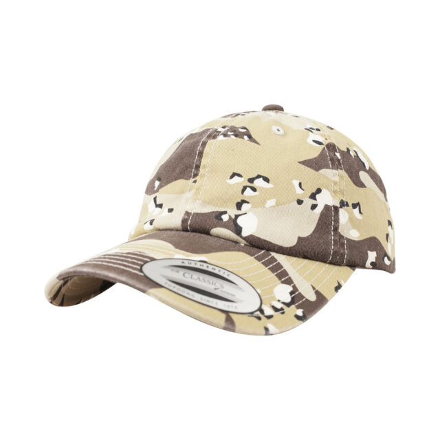 Low-profile camo washed cap (6245CW)