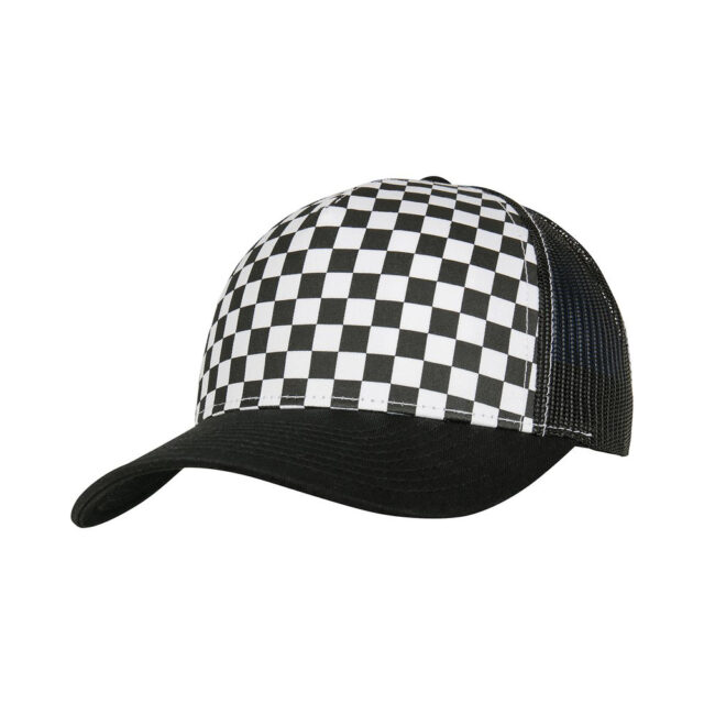 Checkerboard retro trucker (6506CB)