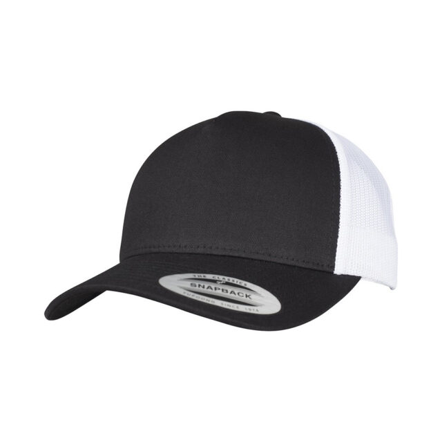 5-panel retro trucker 2-tone cap (6506T)