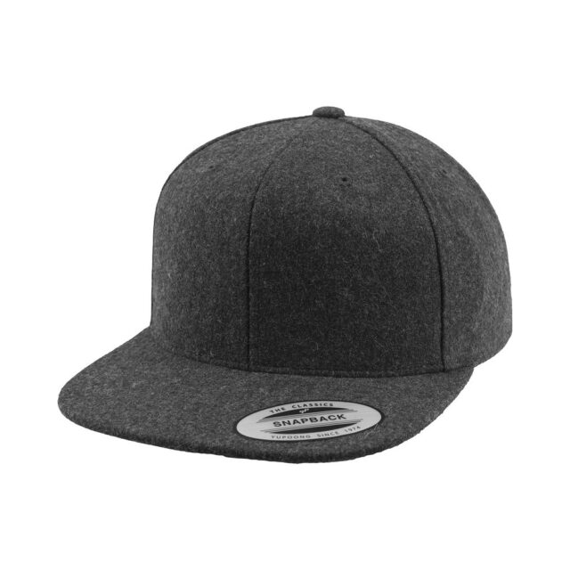 Melton wool snapback (6689M)